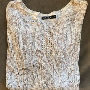 NIC+ZOE Crew Neck Sweater